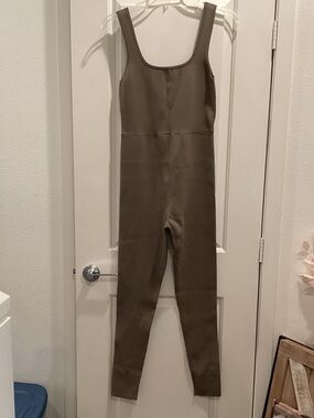 Forever 21 Olive Tank Jumpsuit
